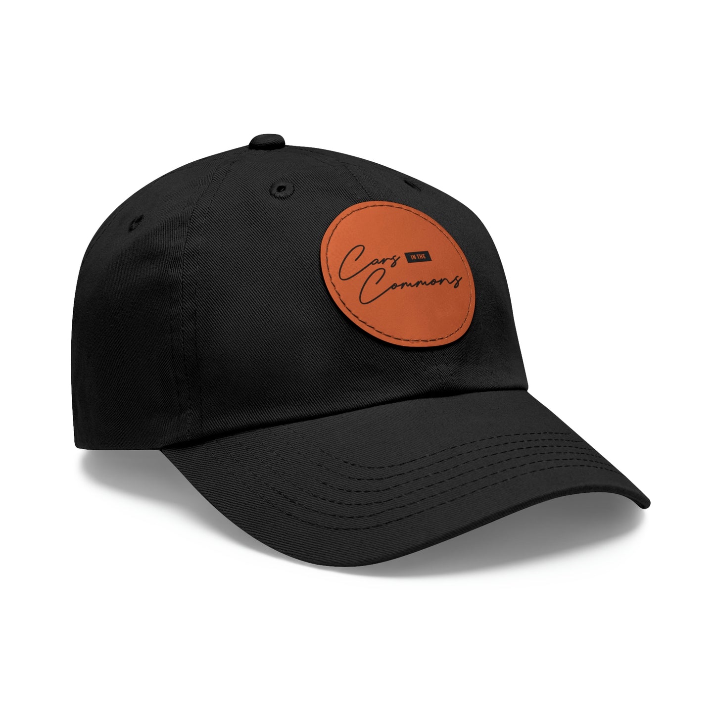 Leather Patch Cars in the Commons Hat