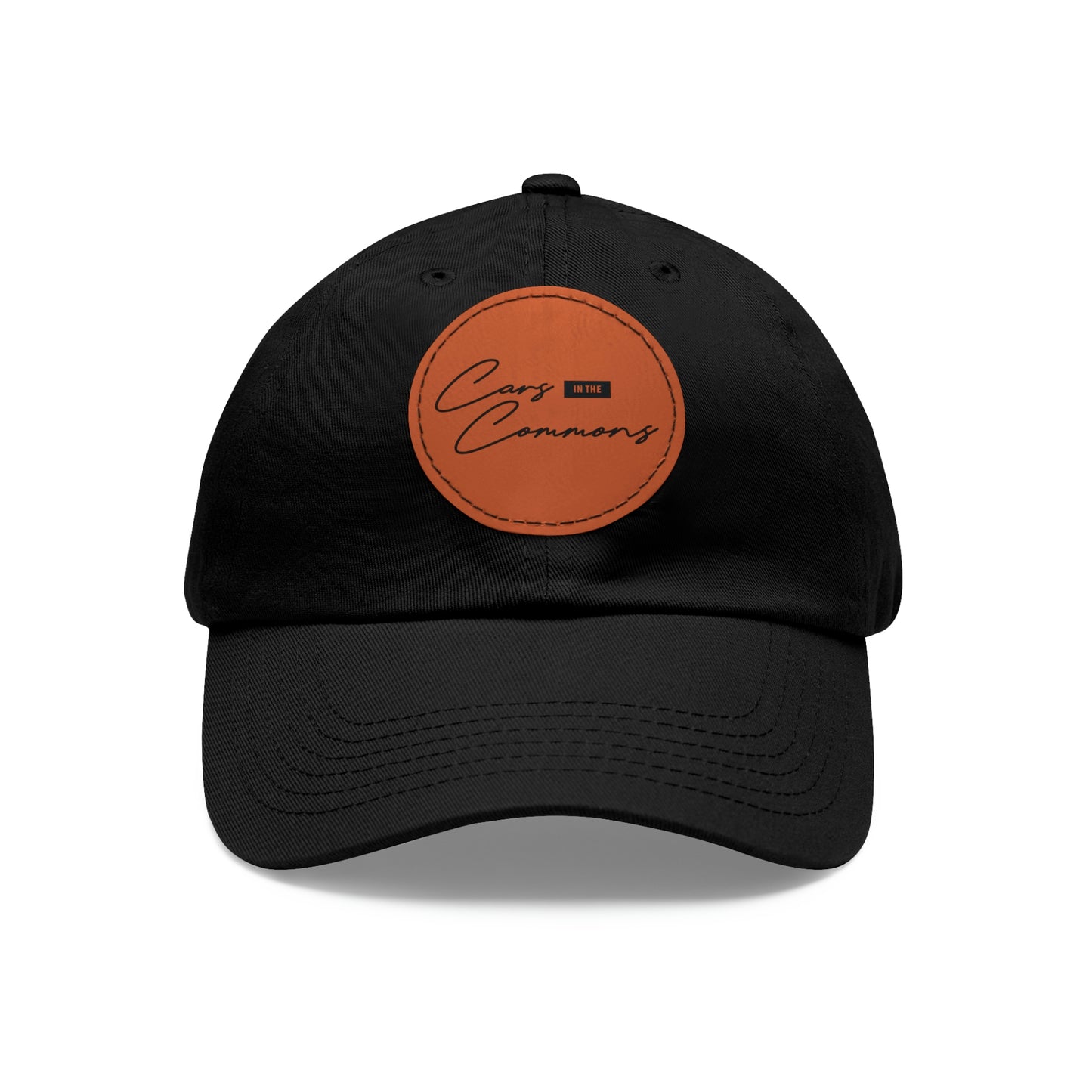 Leather Patch Cars in the Commons Hat