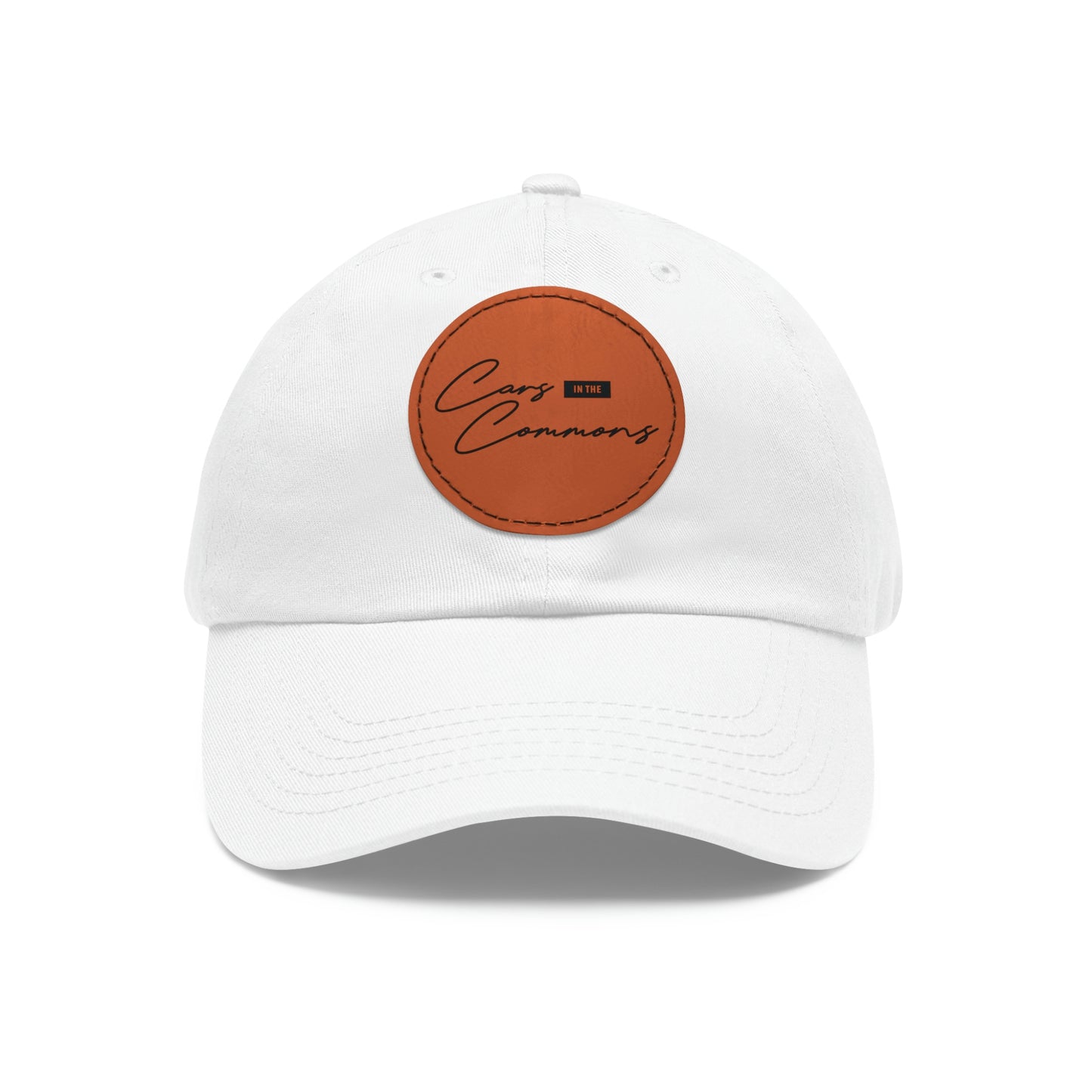 Leather Patch Cars in the Commons Hat