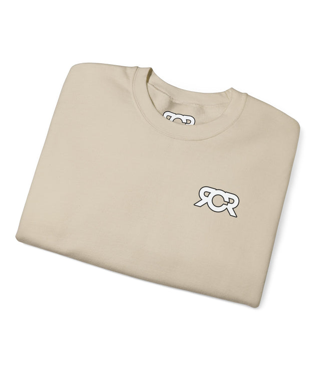 Crewneck Sweatshirt / RCR + Rippers on the sleeve.