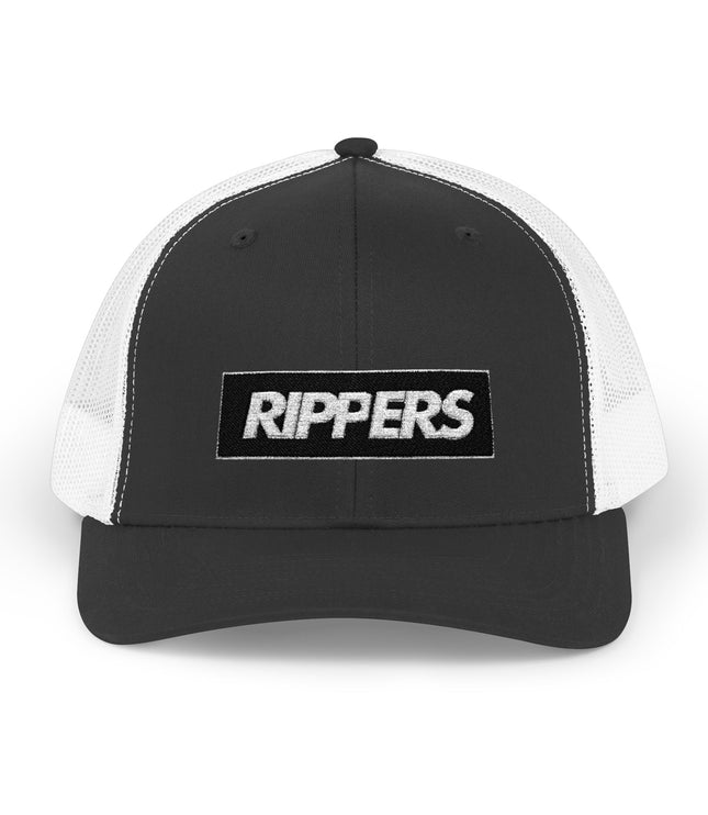 RIPPERS Snapback Trucker Cap — Bold Retro Streetwear Mesh Hat