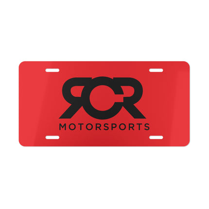 RCR Motorsports  Vanity Plate