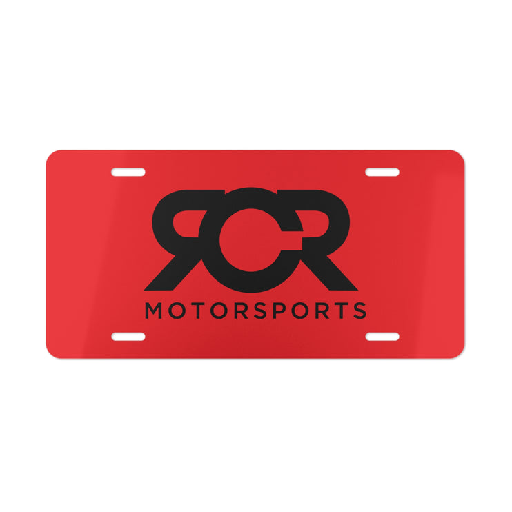 RCR Motorsports  Vanity Plate