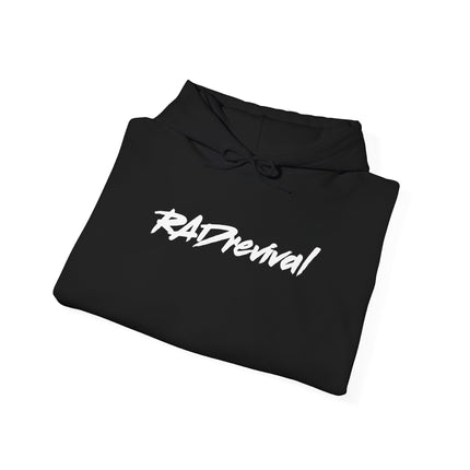 RADrevival Hoodie — Retro Script Logo Pullover