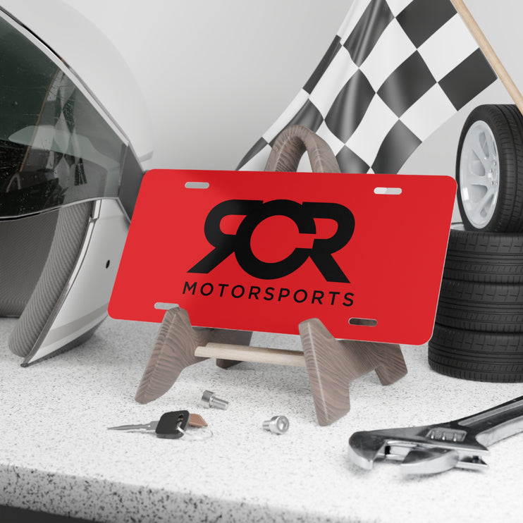 RCR Motorsports  Vanity Plate
