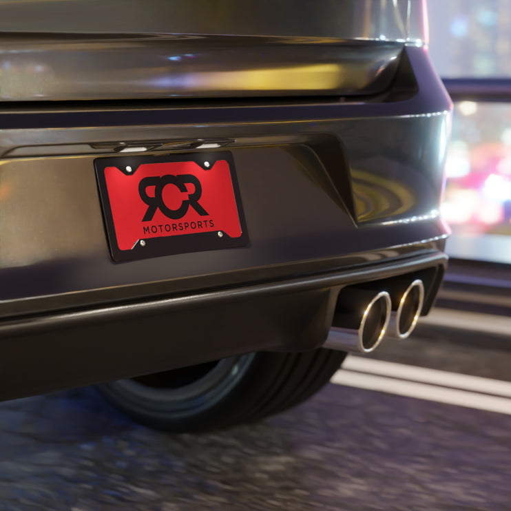 RCR Motorsports  Vanity Plate