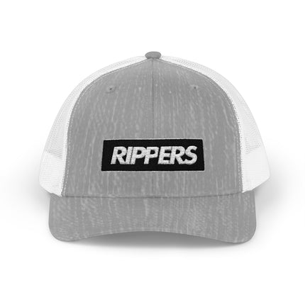 RIPPERS Curved Bill - Snapback -  Mesh Hat w/logo.