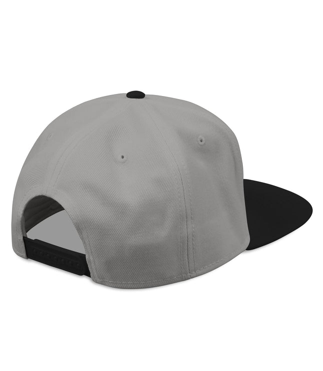 Embroidered 'RIPPERS' Snapback Hat — Black/Charcoal Streetwear Cap