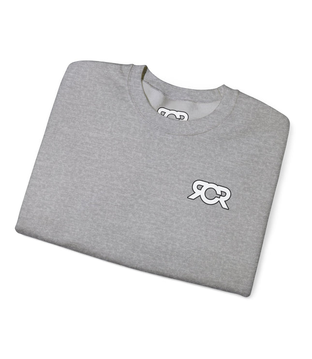Crewneck Sweatshirt / RCR + Rippers on the sleeve.