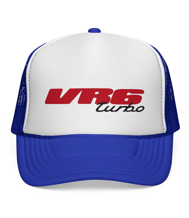 VR6 Turbo Trucker Cap — Retro Racing Mesh Hat