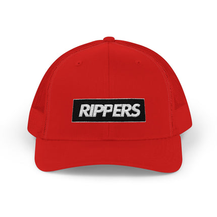 RIPPERS Curved Bill - Snapback -  Mesh Hat w/logo.