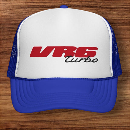 VR6 Turbo Trucker Cap — Retro Racing Mesh Hat