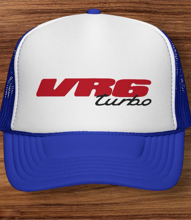 VR6 Turbo Trucker Cap — Retro Racing Mesh Hat