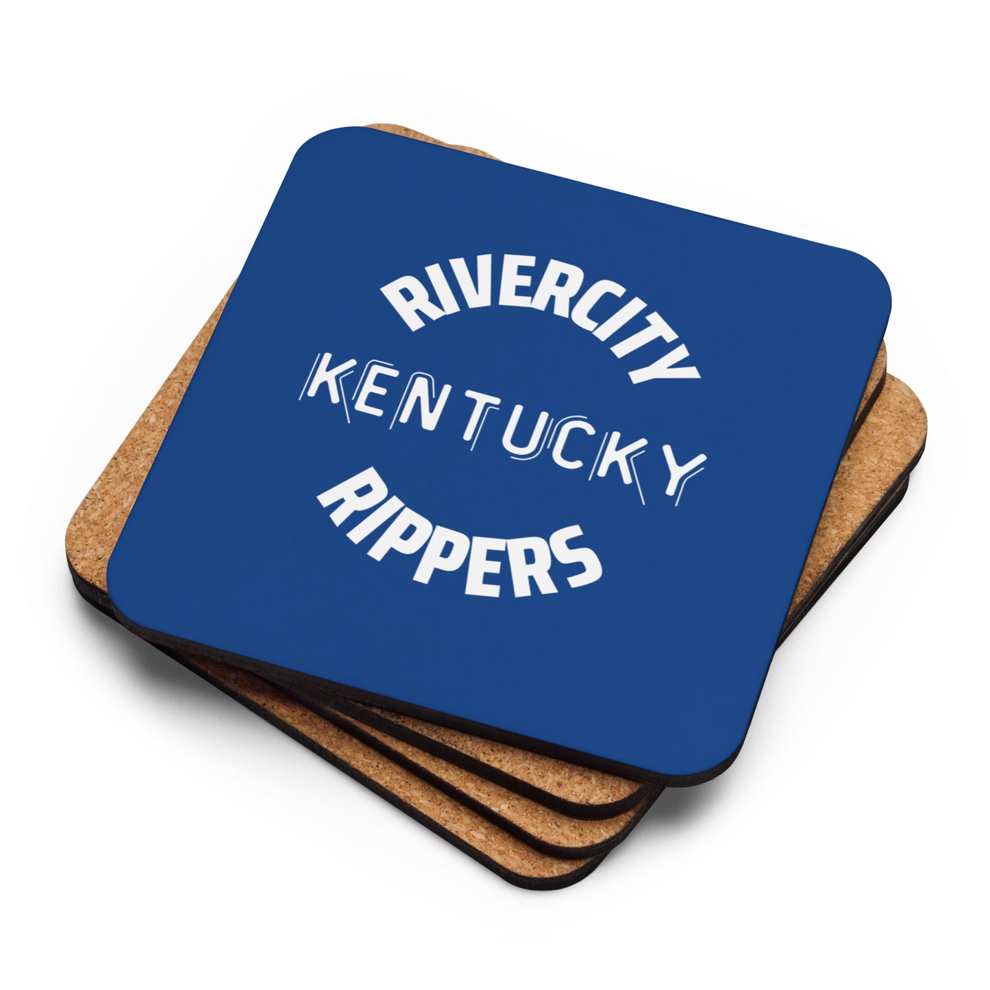 Ripper Kentucky Cork Coasters